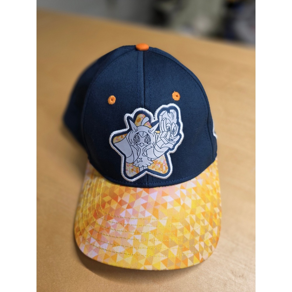 Pokemon International Championships 2025 NAIC Terapagos Hat Navy Orange Snapback